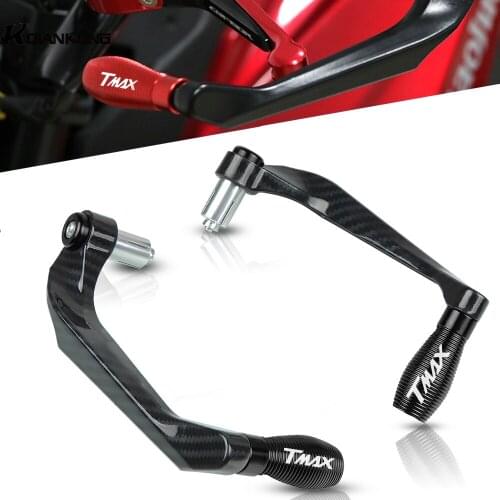 Motorcycle Scooter 1 Pair Carbon Fiber Brake Clutch Levers Handlebar Protect Guard For Yamaha TMAX 500 530 2001-2008 2002 2003