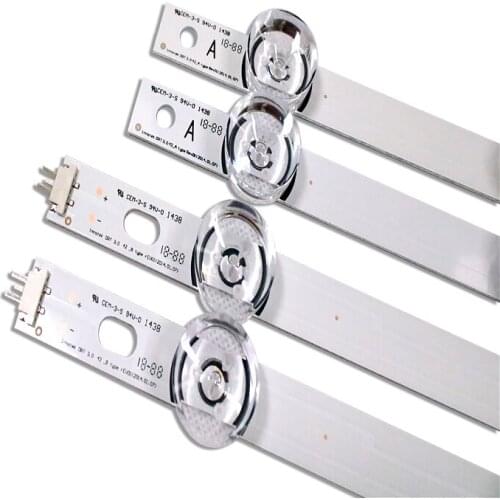 100% NEW 8 PCS(4*A,4*B) LED strips substituted new for LG INNOTEK DRT 3.0 42"-A/B Type 6916L 1709B 1710B 1957E 1956E 6916L-1956A