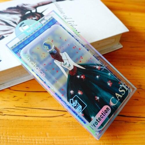 200pcs/lot Creative Design Mobile Phone Shell Case PVC Packaging Box for Iphone 7 7plus for Samsung Model Case with Inner Tray