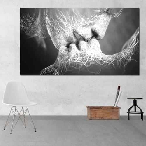 5d diy diamond painting Abstract oil painting Lover Kiss Cross Stitch crystal puzzles diamond embroidery portrait decor YG1807