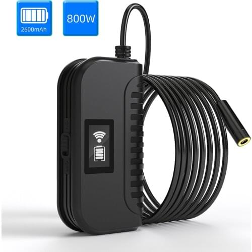 8MP 12mm 1944p Auto Focal Wireless WIFI Endoscope Double Camera Dual Lens Handheld Microscope Inspection Borescope