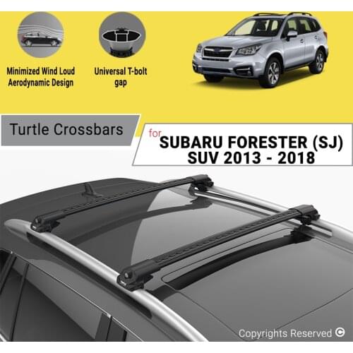 BARS FOR SUBARU FORESTER (SJ) SUV 2013 - 2018 ALUMINUM ALLOY SIDEBARS CAR ROOF RACK LUGGAGE CARRIER CROSSBAR
