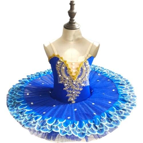 Children Ballet Skirt Show ballet dress Small Swan Dance Skirt Girl Camisole Tutu Skirt Performance dancewear
