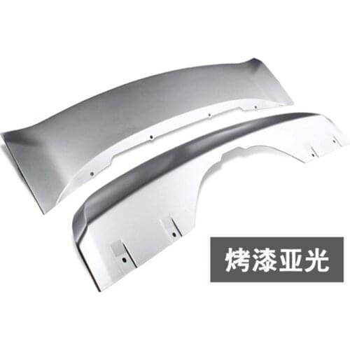 For BMW X5 F15 2014.2015.2016.2017.2018 Front + Rear Bumper Diffuser Stainless steel Bumpers Guard skid plate car accessories