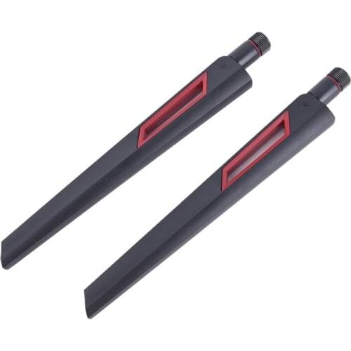 2400-2500MHz 500-5850MHz Dual Band Wifi Antenna High Gain 12dbi Ap Aerial 19.5cm With Sma Male Connector For Wilress Wlan Router