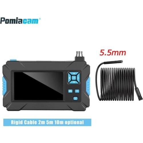 P30 handhold screen endoscope camera 4.3 inch industrial handheld borescope 5.5mm inspection snake camera ear inspection