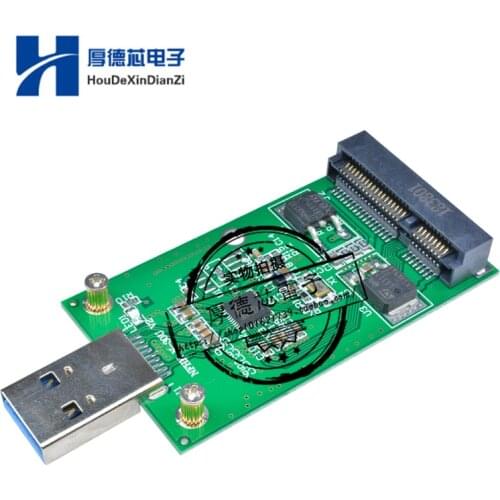 MSATA to USB3.0 Conversion Card Msata Ssd Solid State Drive to USB3.0 Hard Connection Card Converter