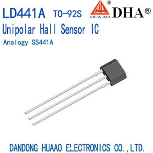 LD441A SS441A Unipolar Hall Sensor ASIC TO92S