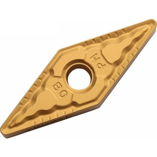 Original VNMG 160404 VNMG160404 VNMG160404-PM VNMG160408-PM VNMG160412-PM YBC251 Carbide Inserts CNC Lathe Tools for Steel