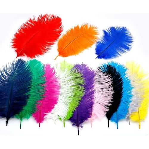 New13 styles Natural Turkey/Ostrich Feathers Wedding Decoration Feathers Plumes Clothing Accessories Feathers For DIY Making