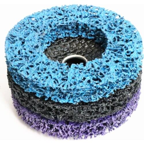 125mm Poly Strip Disc Abrasive Wheel Paint Rust Remover Clean Grinding Wheels for Durable Angle Grinder Car Truck Motorcycles