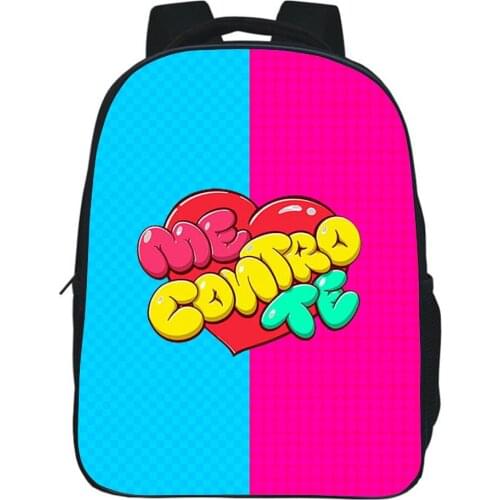 Me Contro Te Backpack 2021 Fashion Cartoons Printing Backpack Children Black School Bag Zipper Bookbag Boys Girls Bags Mochila