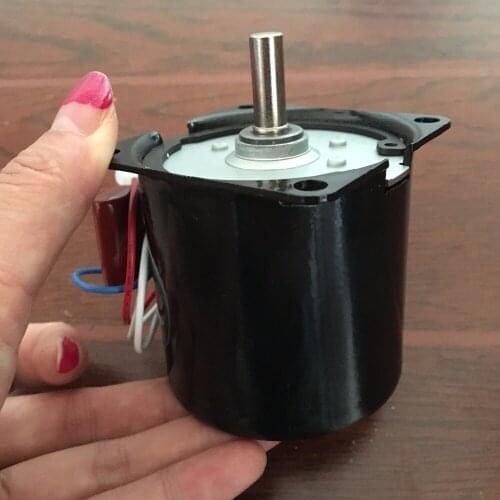 50Hz 14W AC 220V 110RPM 7mm Shaft Diameter Machine Synchronous Gear Motor 60KTYZ