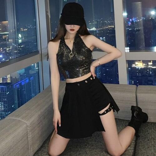 Modern Nightclub Gogo Dance Costume Dj Show Clothing Pole Dance Jazz Dancer Outfit Rave Tops Pants Stage Wear Pole Short VDB3279