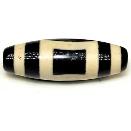 Tibetan Sky and earth Totem Pattern DZI Beads 10mm*30mm agate beads men&women jewelry DIY Free Shipping