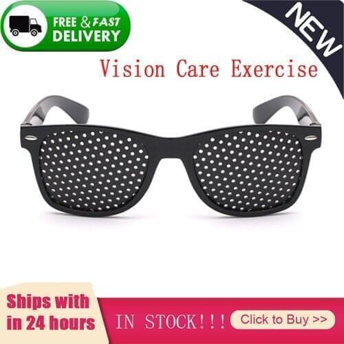 Vision Care Exercise Cycling Eyewear Pin Hole Eye Training Pinhole Glasses Camping Unisex Eyeglasses Outdoor Improve Eyesight