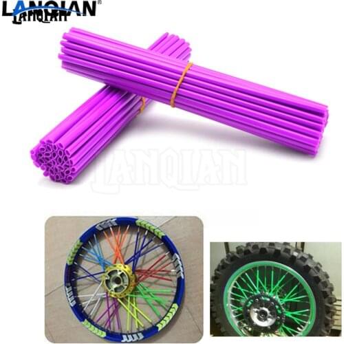 Universal Moto Dirt Bike Enduro Off Road Wheel RIM Spoke Skins covers for Yamaha WR250X 2008-2011 KAWASAKI zx6r bmw HONDA