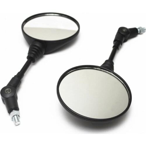 1 Set Rearview Mirrors Universal Folding Round Motorbike Modified Rear View Mirrors for Motorcycles
