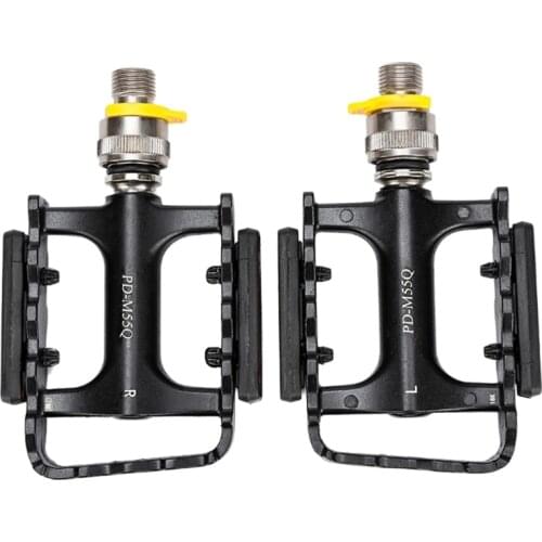 Quick Release Bicycle Pedals Ultralight Aluminum Alloy MTB Mountain Bike Bearing Pedals Safety Reflective Pedal