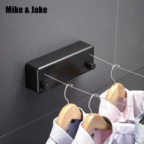 Home indoor cloth hanger wall robe cloth holder shrink cloth racks bathroom hotel cloth shelf racks bathroom accessory
