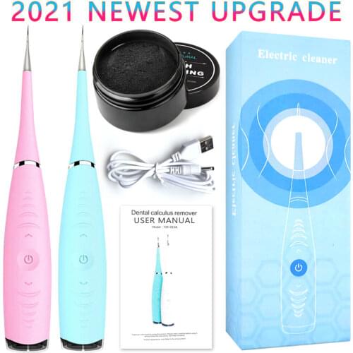 All Dropshipping Teeth Whitening Cleaner Electric Sonic Tooth Powder Dental Scaler Calculus Remover Stains Tartar Tool Vibration