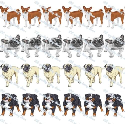 WL 2’ Hound Grosgrain Ribbon Gift Wrapping Hair Bow Diy Party Decoration Craft Supplies Accessories Animal Collar