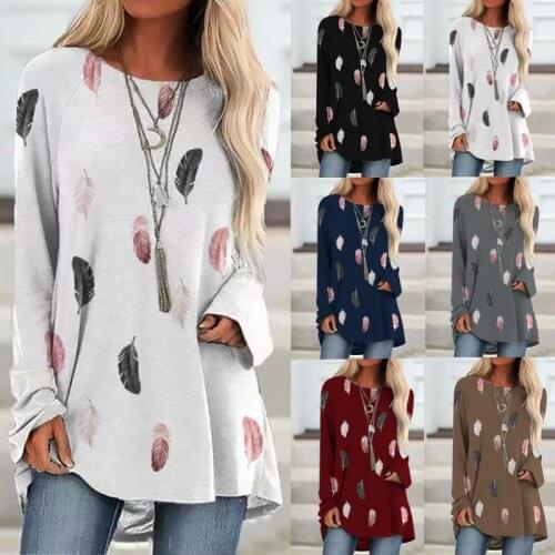 Feather Print A-Line Dress Women V-Neck Long Sleeve Plus Size Sexy Party Dress Zipper Casual Dresses For Women