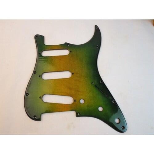 1pcs hand made maple wood STRAT GUITAR SSS Pickguard #3191