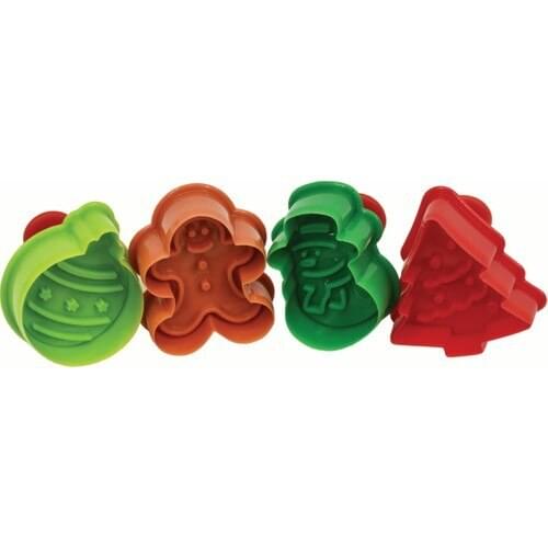 Zenker 44802 4 PCs New Year Cookie Cutter