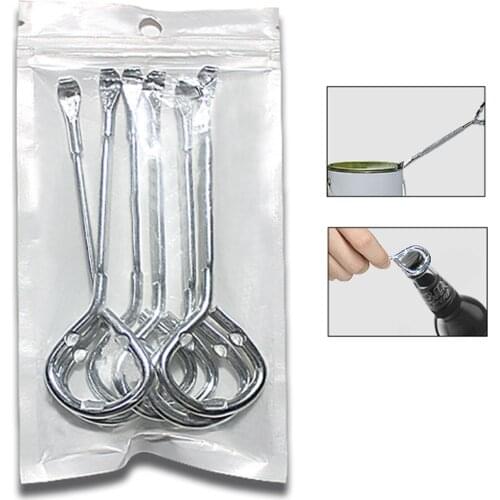 Beer Bottle Opener 6/12/24PCS Corkscrew 6pcs M10 Household Multifunctional Steel Home Silver Simple Restaurant Paint Bucket