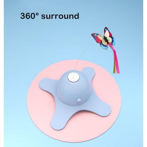 Cat Automatic Toy Pet Electronic Rotating Butterfly Interactive Toy Teasing Cat Capture Stick Pet Supplies Kitten Accessories