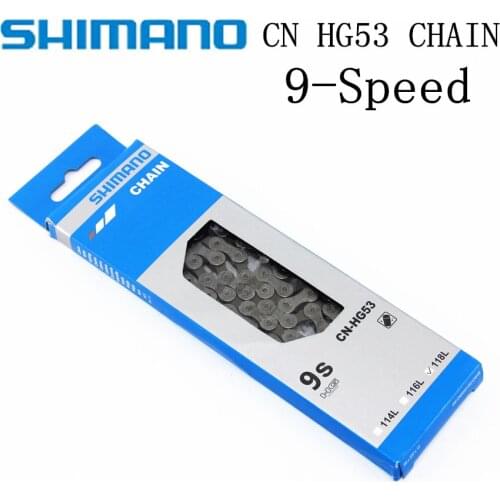 SHIMANO Alivio HG53 Chain 9-Speed Mountain Bike Bicycle Chain CN-HG53 MTB ROAD M4000 M3000 M390 M370 Chains