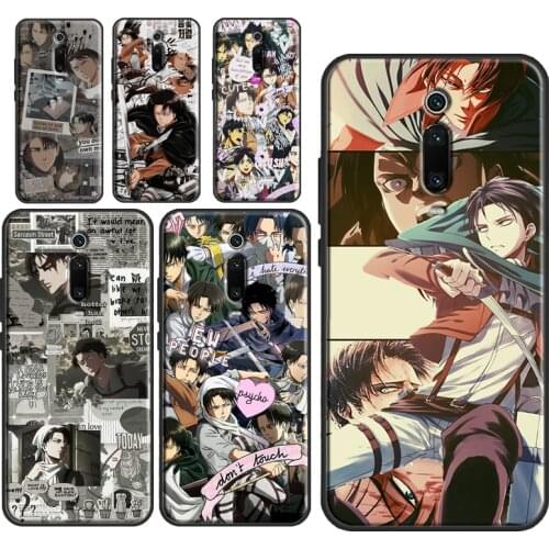 Attack On Titan Levi Collage Case For POCO X3 Pro M3 F1 F2 F3 Cover For Xiaomi Mi 11 Ultra Note 10 Lite Mi 9T 10T Pro