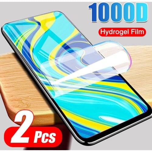 Full Protective Hydrogel Film For Xiaomi Redmi Note 9 8 7 Pro Max 9S 8T 9A 8A 7A Soft Screen Cover Protector Film Not Glass