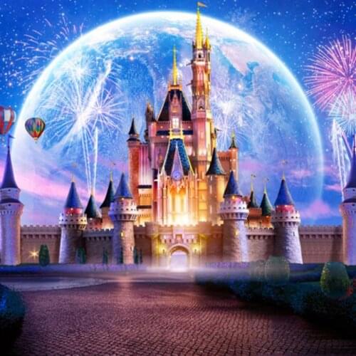 Cartoon Mickey 5D DIY Diamond Painting Disney Castle Square/Round Drill Diamond Embroidery Cross Stitch Kits Mosaic Home Decor