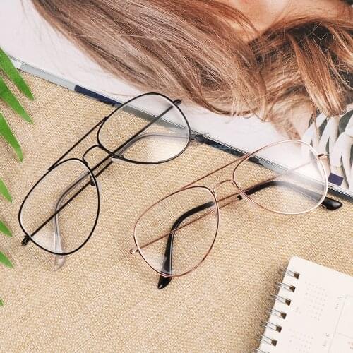 Metal Frame Myopia Glasses Women Men Ultra Light Resin Reading Glasses Computer Protection Gaming Glasses -1.00~-5.0 Diopter