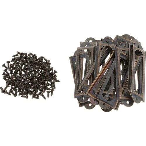 20 Sets Office Supplies Double Hole File Lab Library Cabinet Drawer Card Holders Label Frame