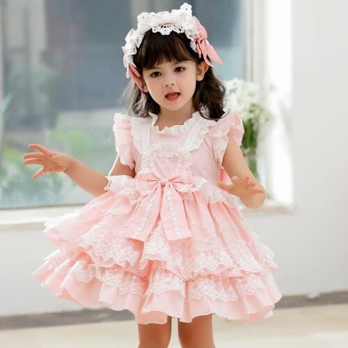 2021 summer new girls' Spanish Princess Dress Girls' party dress childrens Dress Girls' birthday party dress