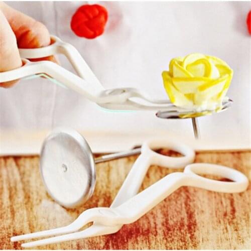 Practical Plastic Scissor Fondant DIY Decor Flower Lifter Cake Edge Decorating Kitchen Tool 5N1270