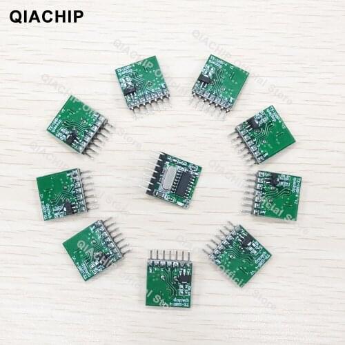 QIACHIP 433.92MHz RF Remote Control Switch Universal Wireless Transmitter Learning Code 1527 Encoding Module For DIY 10PCS/LOT