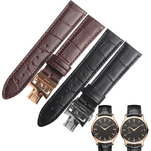 WENTULA watchbands for Vacheron Constantin VC calf-leather band cow leather leather strap Genuine Leather watch band