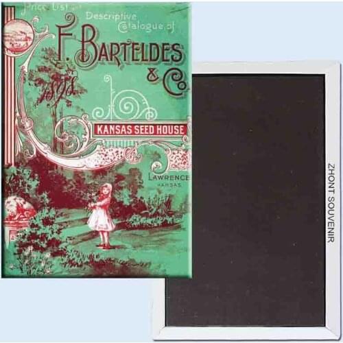 F.Barterldes Kansas Seed House Retro Ad Poster 24122 Retro nostalgic fridge magnets