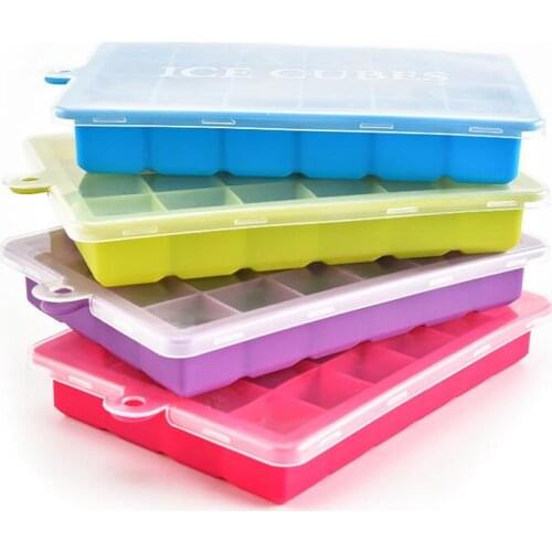 Cavity Silicone Mold DIY Jelly Ice Mould 24 Holes Gummy Candy Mold Home Square Shape Form Ice Cube Mold LX2248