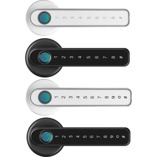 Fingerprint Door Lock Smart Bluetooth APP Unlock Keyless Entry Biometric Keypad Password Lever Handle Lock