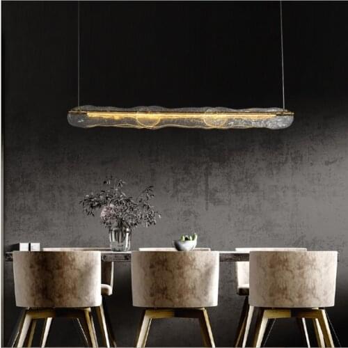 Modern Luxury Pendant Lighting Creative LED Pendant Lights For Dinning Room/Kitchen Long Type Hanging Light Fixture For Villa