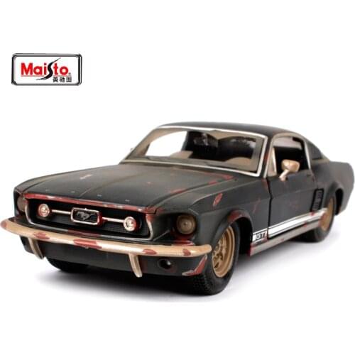 Maisto 1:24 1967 FORD Mustang GT Do old vintage Diecast Model Car Toy New In Box Free Shipping NEW ARRIVAL 32142