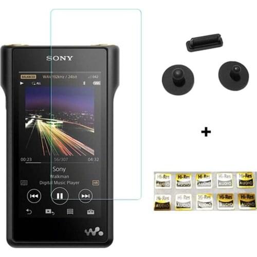 Tempered Glass for Sony NW-WM1A WM1A NW-WM1Z WM1Z Screen Protector Film with Dust Plug
