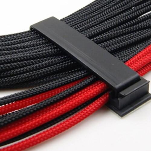 Connectors 78mm Cables Clip F-3 Computer Case Solid Line Editor Richard Clamp Wire Cut line With Strong 3M Double-Sided Adhesive