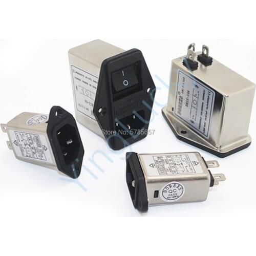 3 in 1 Arcade Power Switch Filter with Socket Insurance Switching 115VAC/250V AC，for Coin Operated Game Machine