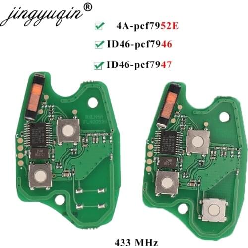 30x 2/3BTN Remote Car Key Circuit Board For Renault Duster Modus Clio 3 Twingo DACIA Logan Sandero 433Mhz pcf7952E PCF7947 /7946